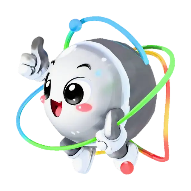 Neutroni Budini - Atom 3D model, vytvořený pomocí AI