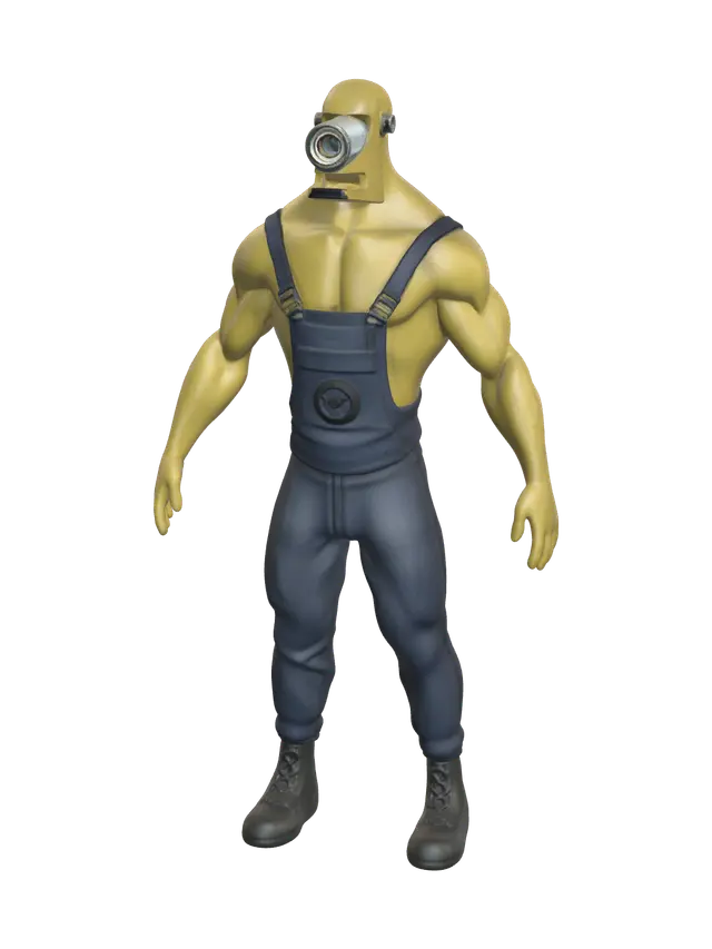 3D model for Realistic Buff Minion