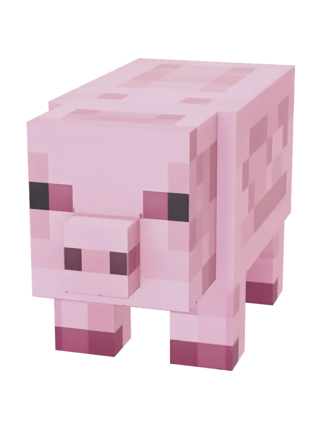 3D model for Stylized Minecraft Pig