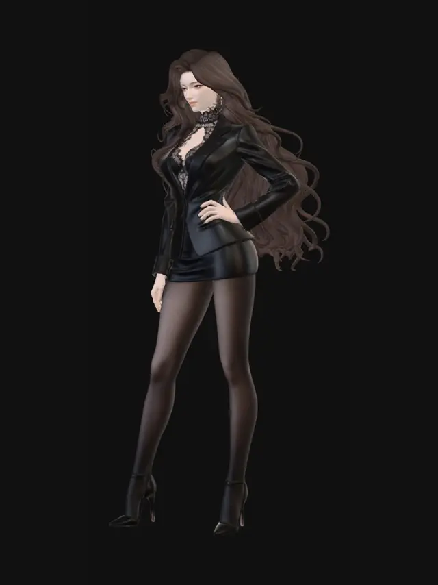 3D model for Nocturne by the Seine