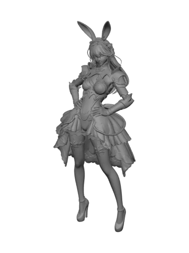 3D model for Armored Bunny Knight