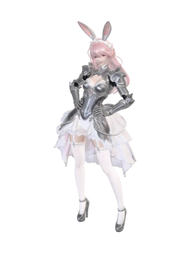 3D model for Armored Bunny Knight
