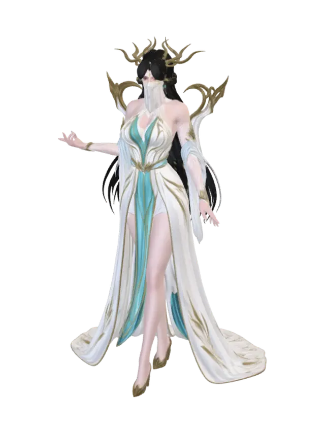 3D model for Azure Veil Empress