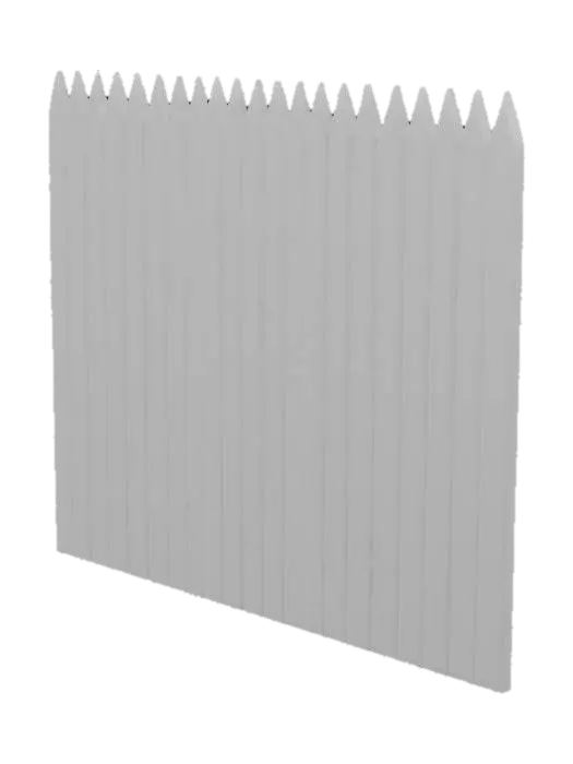 3D model for Wooden Picket Fence