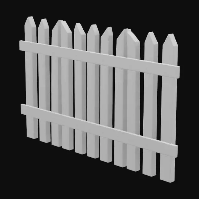 3D model for Picket Fence Serenity