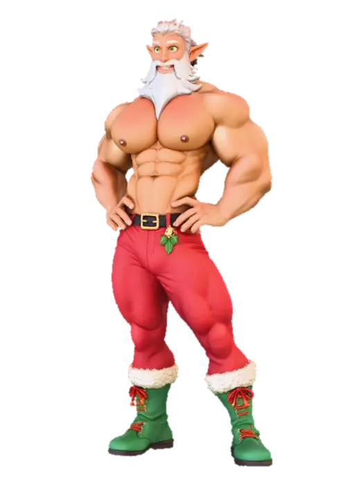 Santa's Lil Helper - Elves 3D model, vytvořený pomocí AI