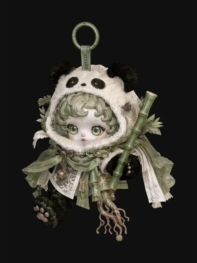 3D model for Emerald Panda Guardian