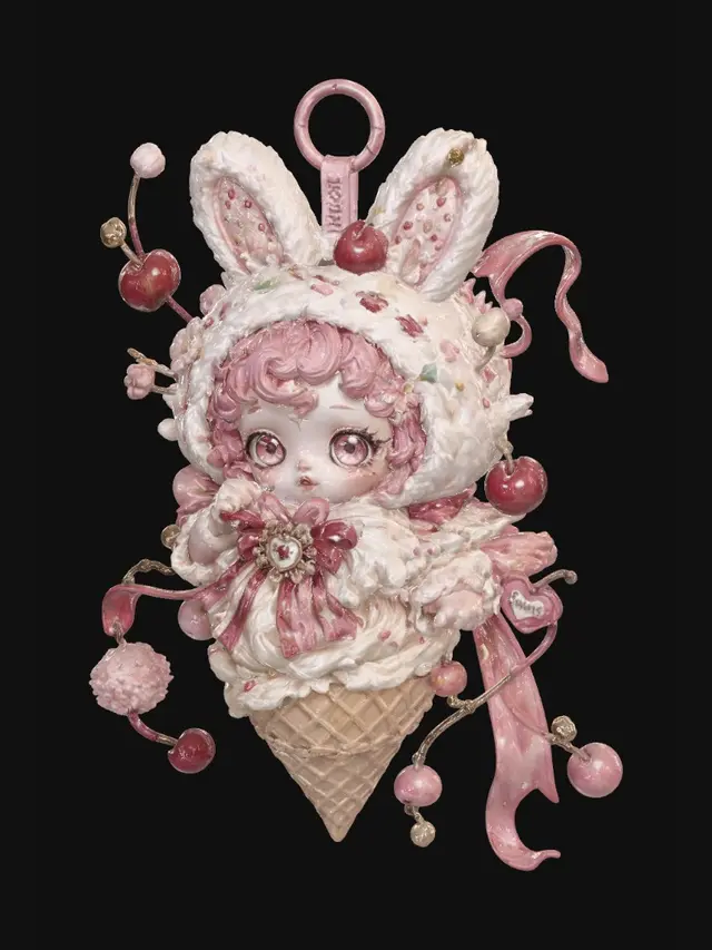 3D model for Candy Cone Bunny Princess