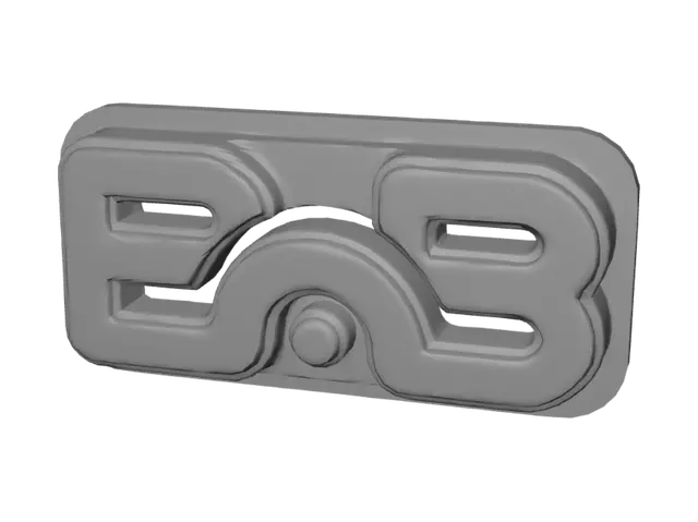 3D model for Orange GO Logo