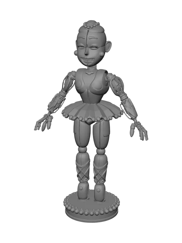 3D model for Ballora Fnaf