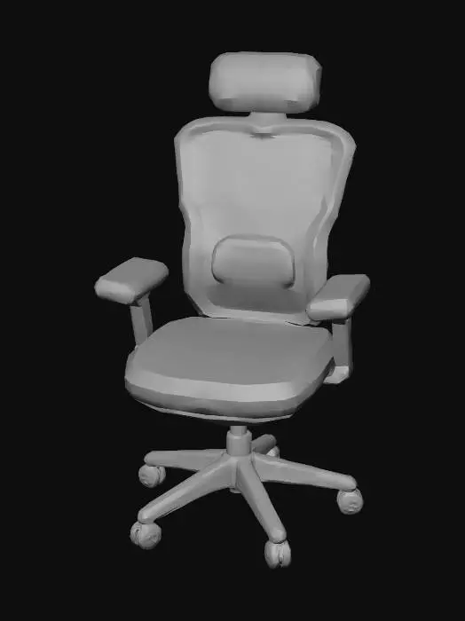 3D model for Noir Pixel Office Chair