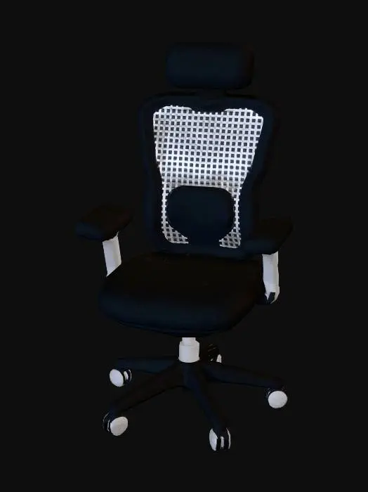 3D model for Noir Pixel Office Chair