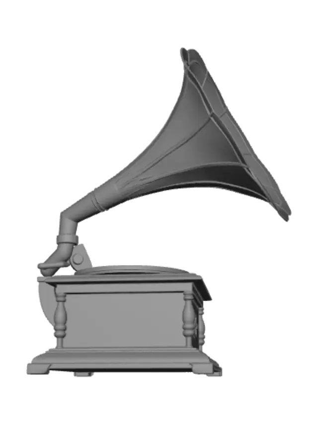 3D model for Antique Gramophone