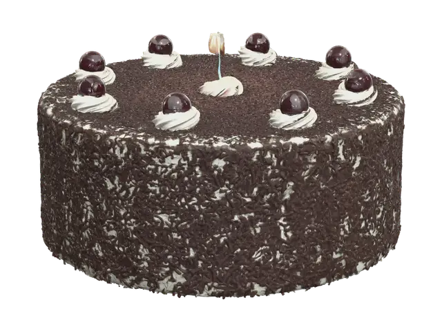 Modern Portal Cake 3D model, vytvořený pomocí AI