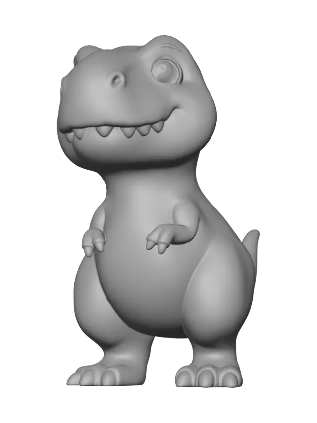 3D model for Cheerful Green Dino