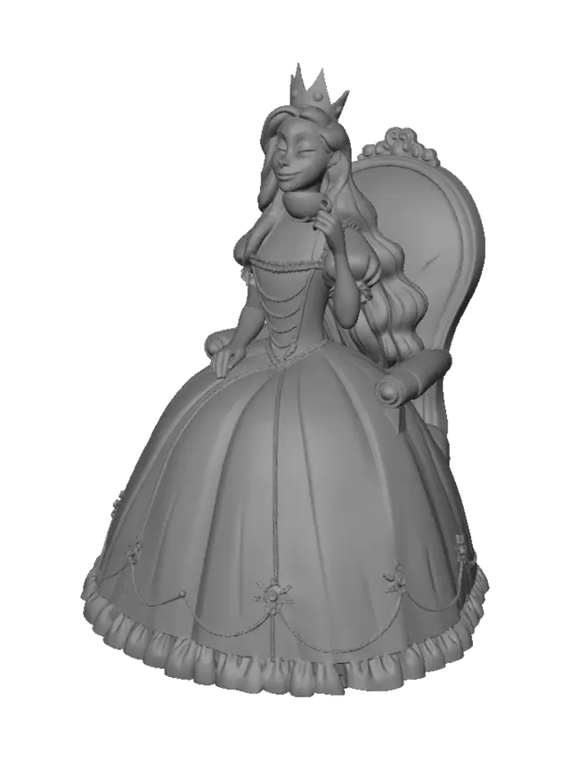 3D model for Tea-Time Queen