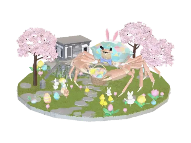 3D model for #EasterEgg2026#, EasterCrab