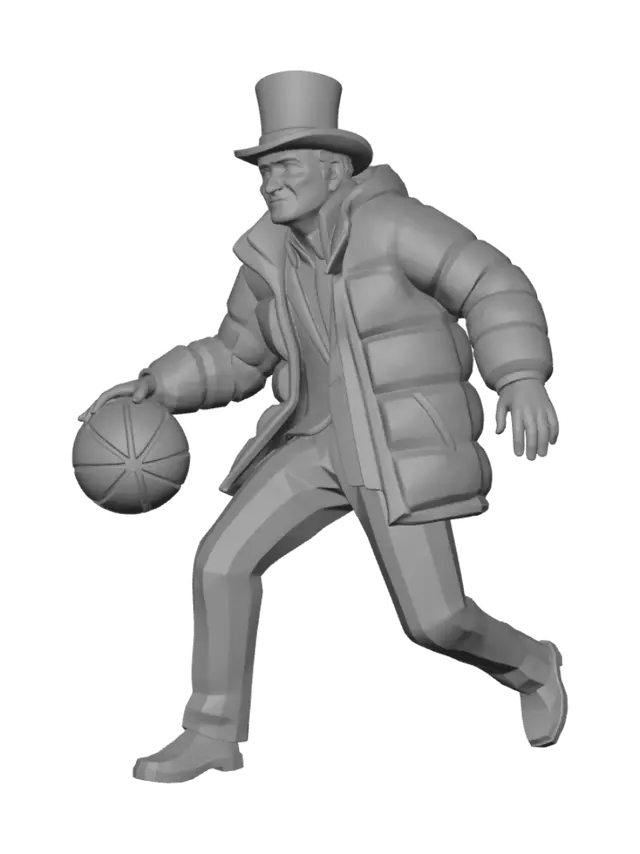 3D model for Dapper Dribbler in an Orange Coat