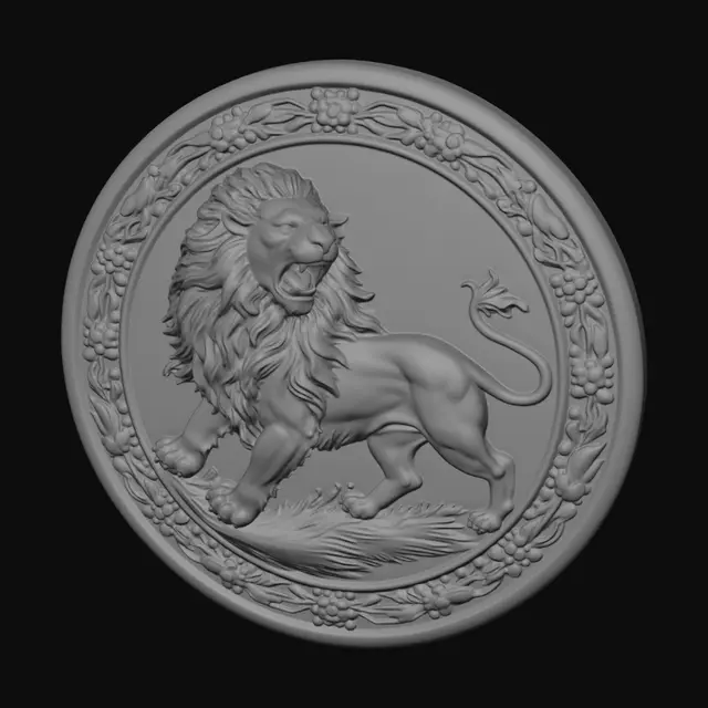 3D model for Roaring Lion