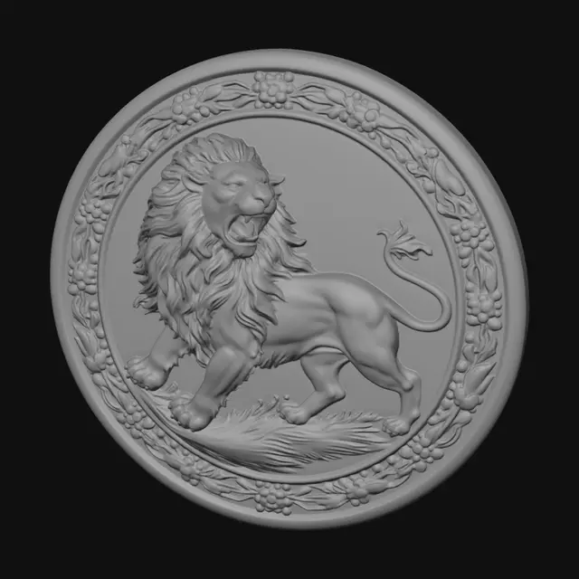 3D model for Roaring Lion