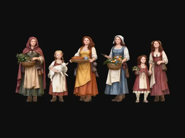 3D model for Harvest of Flowers and Bread