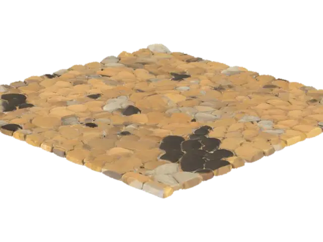 3D model for low poly pebble floor