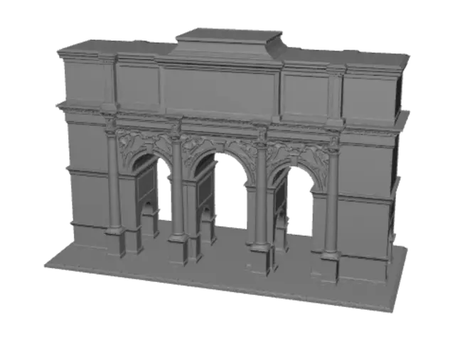 3D model for Marble Triumphal Arch