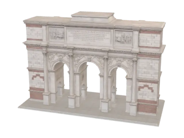 3D model for Marble Triumphal Arch