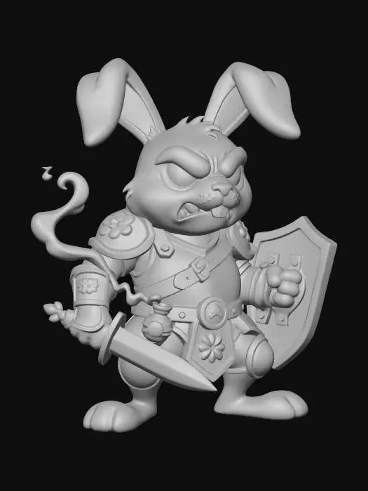 3D model for Iron Hare, #EasterEgg2026#