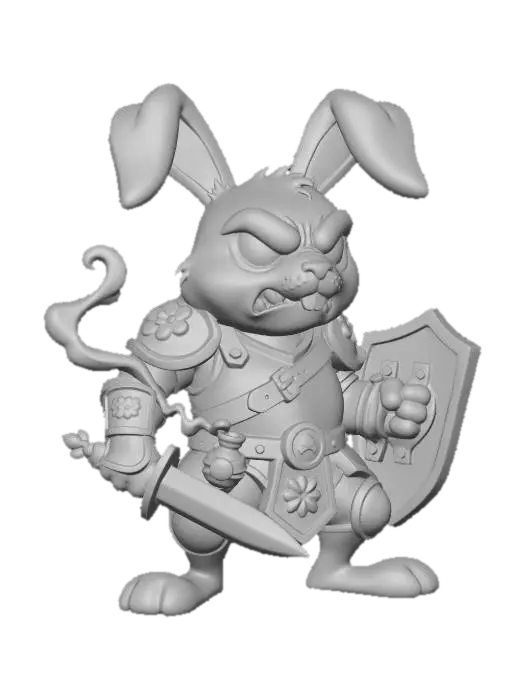 3D model for Iron Hare, #EasterEgg2026#