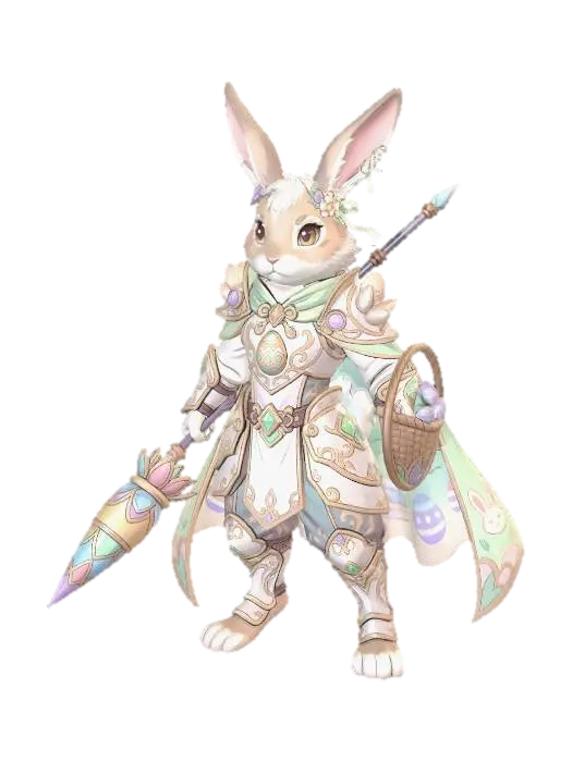 3D model for Easter Bunny Knight, #EasterEgg2026#