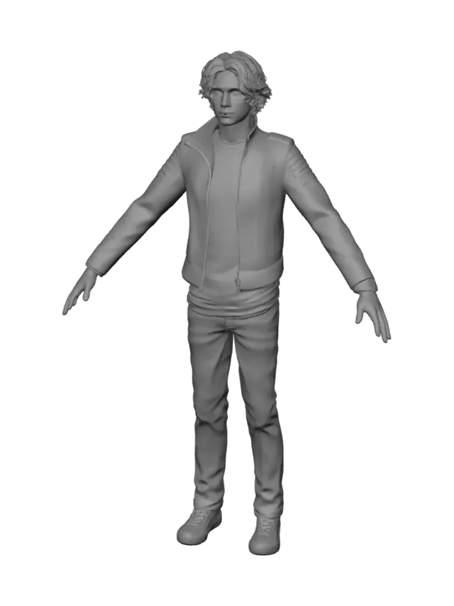3D model for Emerald Jacket Portrait