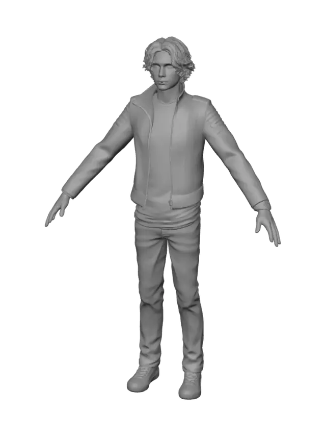 3D model for Emerald Jacket Portrait