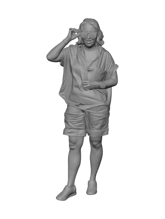 3D model for Casual Denim in the Park