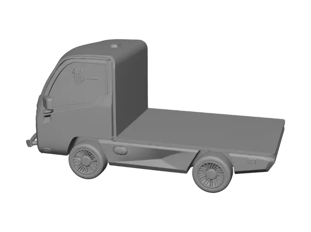 3D model for Solar-Electric Flatbed Concept