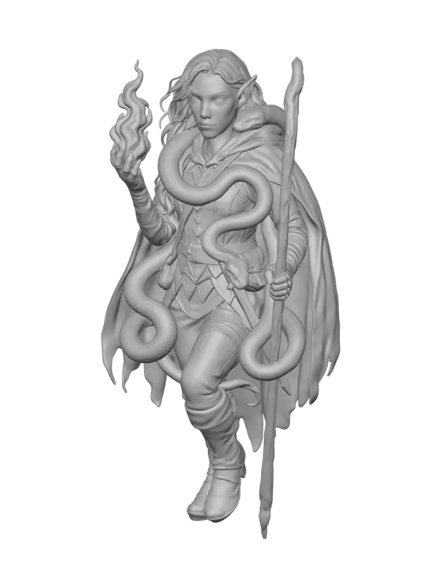 3D model for Serpentflame Warden