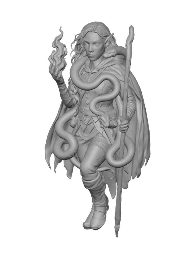 3D model for Serpentflame Warden