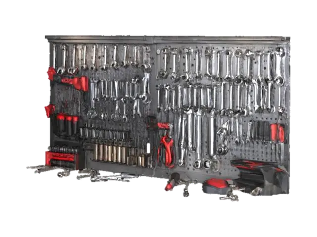 Tool Haven - Workbench 3D model, vytvořený pomocí AI