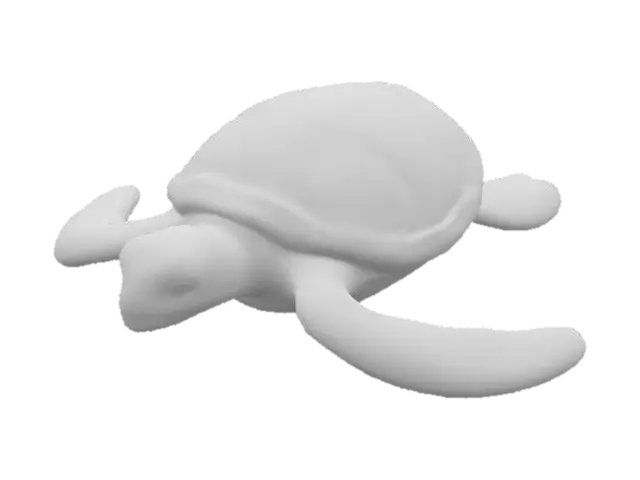 3D model for realistic sea turtle