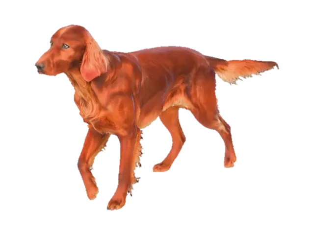 Majestic Setter - Fourlegged 3D model, vytvořený pomocí AI