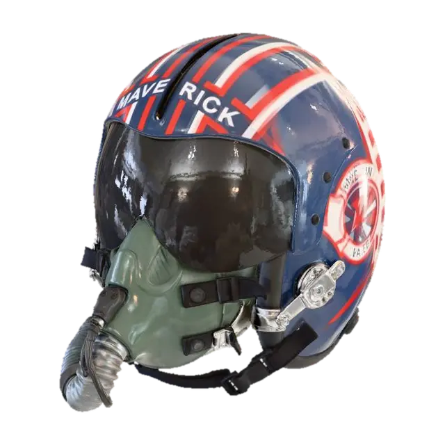 Pilot Helmet Maverick - Aviation 3D model, vytvořený pomocí AI