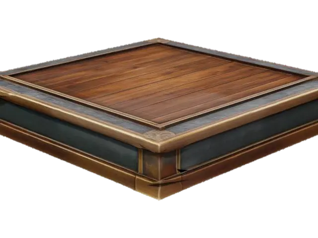 3D model for Ornate Wooden Platform