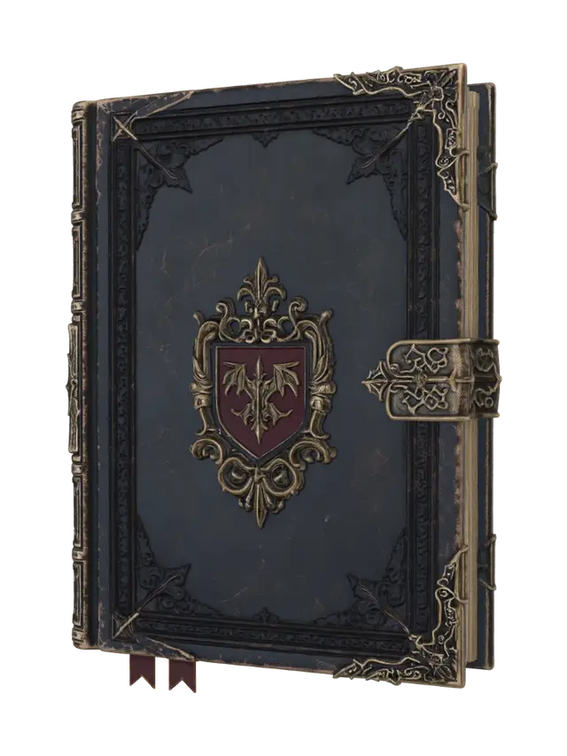 3D model for Crimson Dragon Grimoire