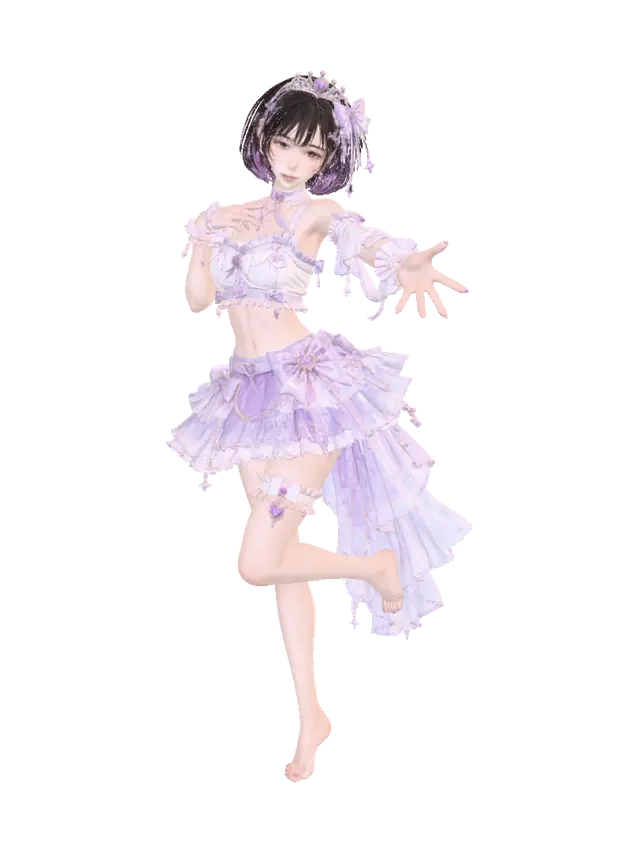 3D model for Lavender Star Princess