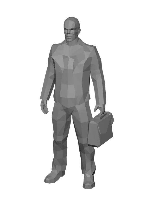 3D model for The Bloodstained Drifter