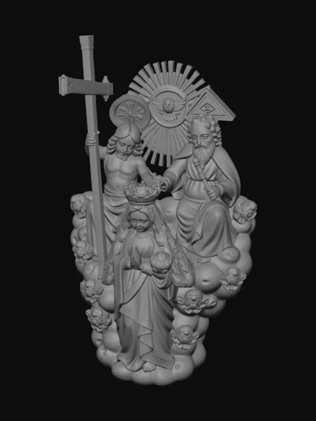 3D model for Queen of Heaven and the Holy Trinity