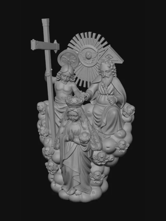 3D model for Queen of Heaven and the Holy Trinity