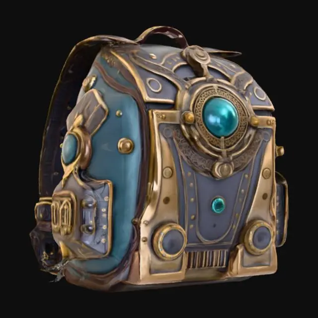 3D model for Steampunk Sentinel Backpack