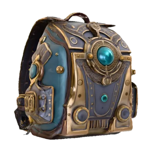 3D model for Steampunk Sentinel Backpack