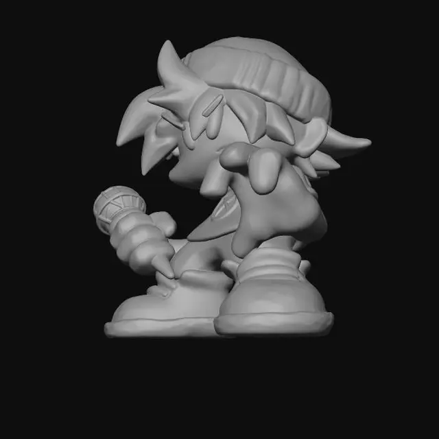 3D model for Rapping Kid